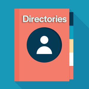 address book illustration, Directories