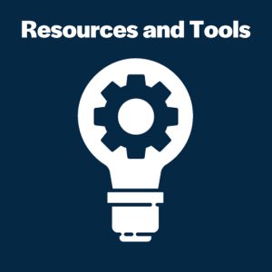 lightbulb icon. Resources and Tools